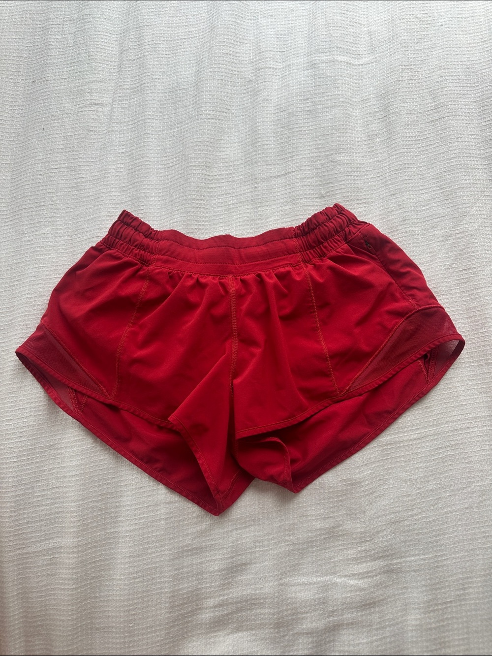 lululemon athletica Red Athletic Running Shorts